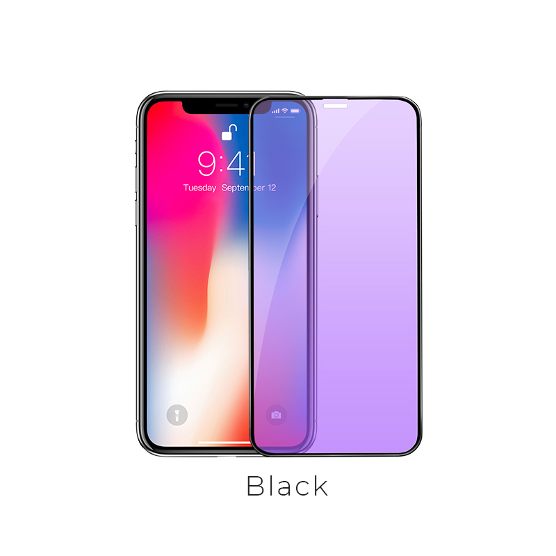 iPhone X / Xs / Xr / Xs Max screen protector «Super smooth A14» tempered  glass - HOCO